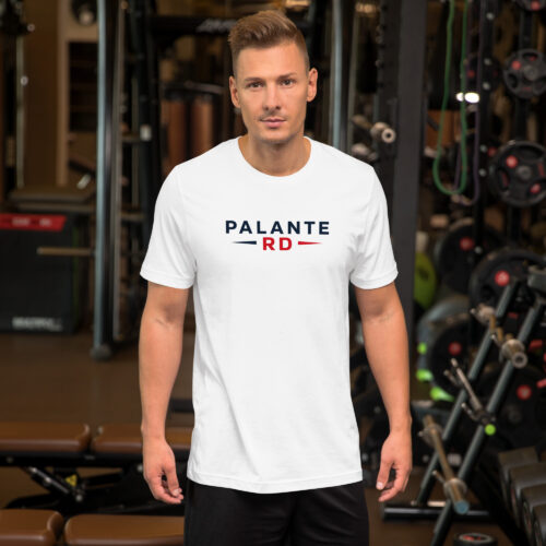 unisex-staple-t-shirt-white-front-6a20a046b1921.jpg White Palante RD Classic Tee with black logo